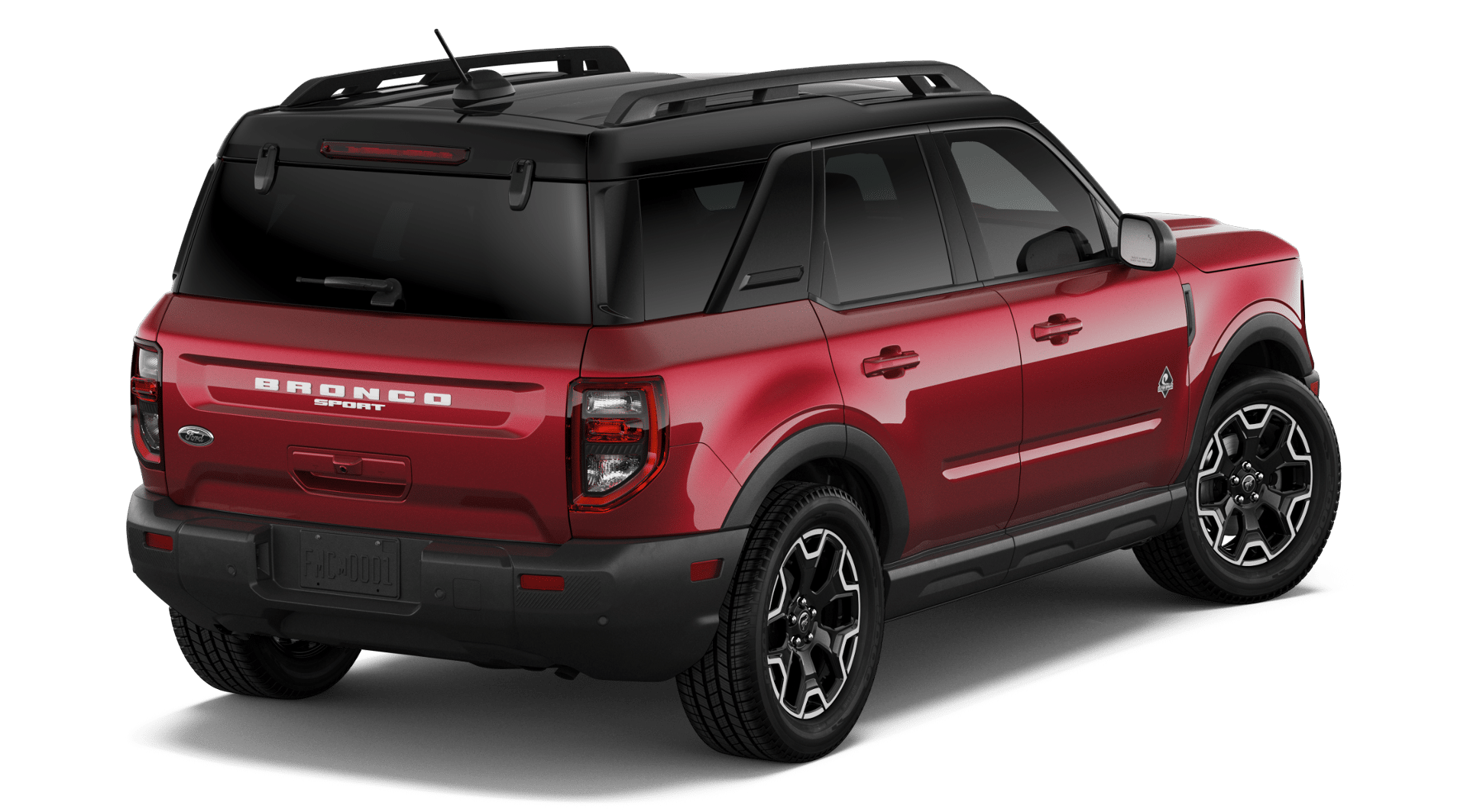 New 2026 Ruby Red Metallic Tinted Clearcoat Ford Outer Banks® image 3