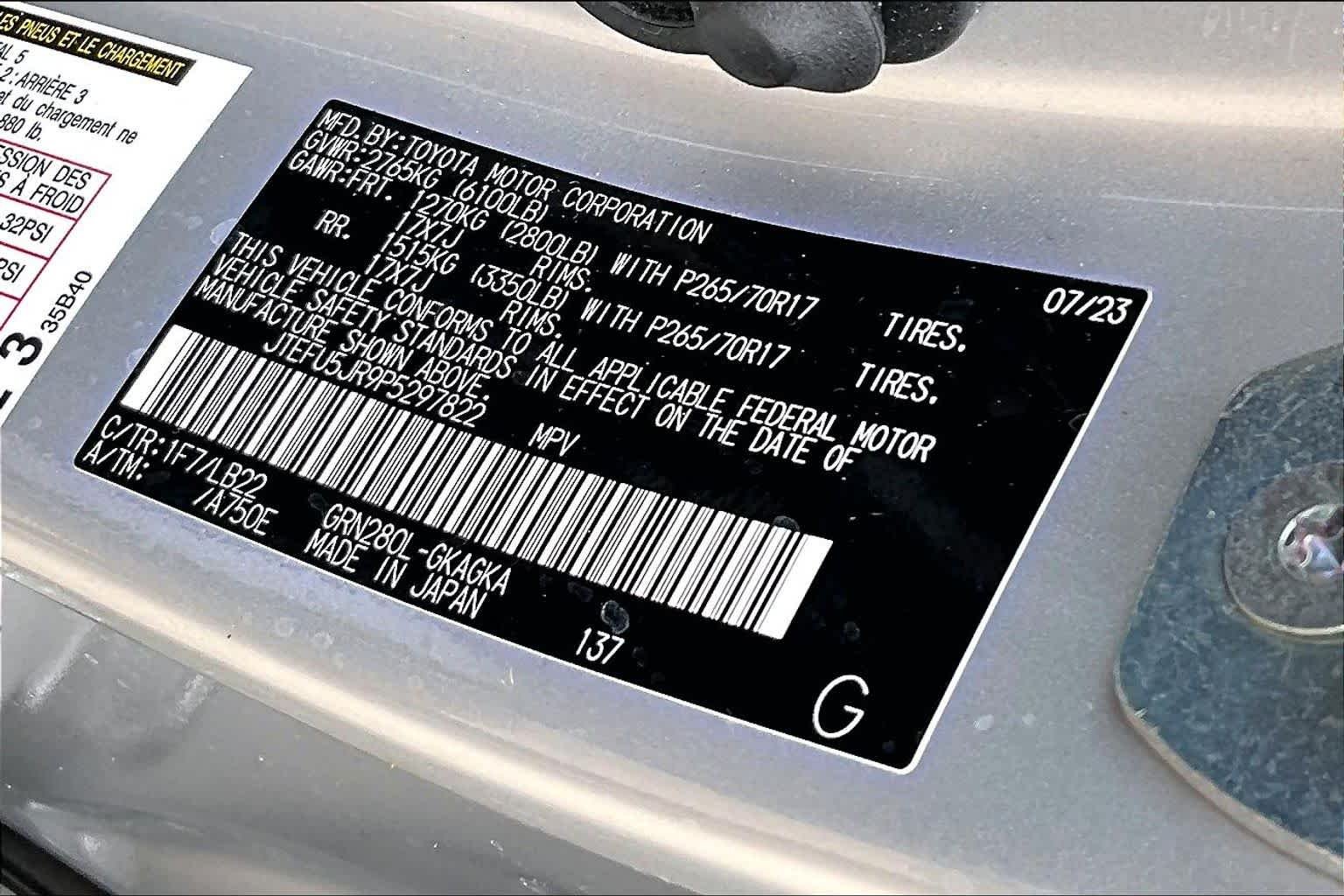 Used 2023 Classic Silver Metallic Toyota SR5 Premium image 68