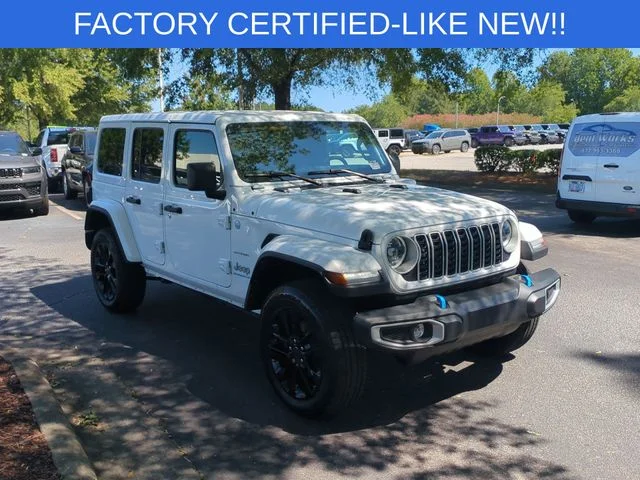 Used 2024 White Jeep Sahara 4xe image 7
