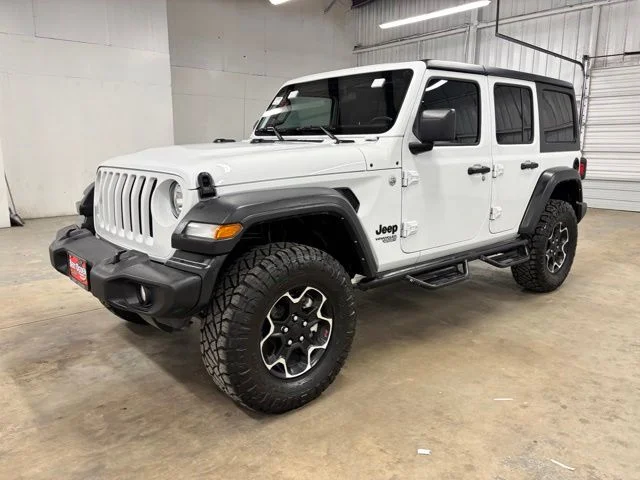 Used 2021 White Jeep Unlimited Sport S image 3