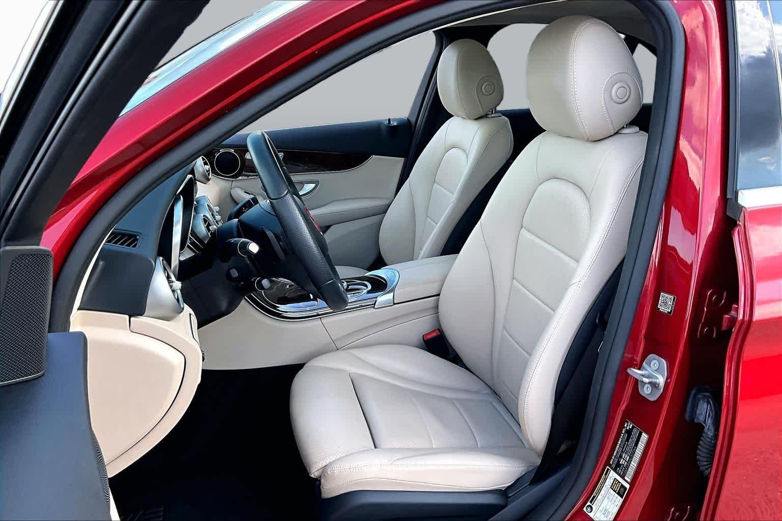Used 2017 designo Cardinal Red Metallic Mercedes-Benz C 300 image 8