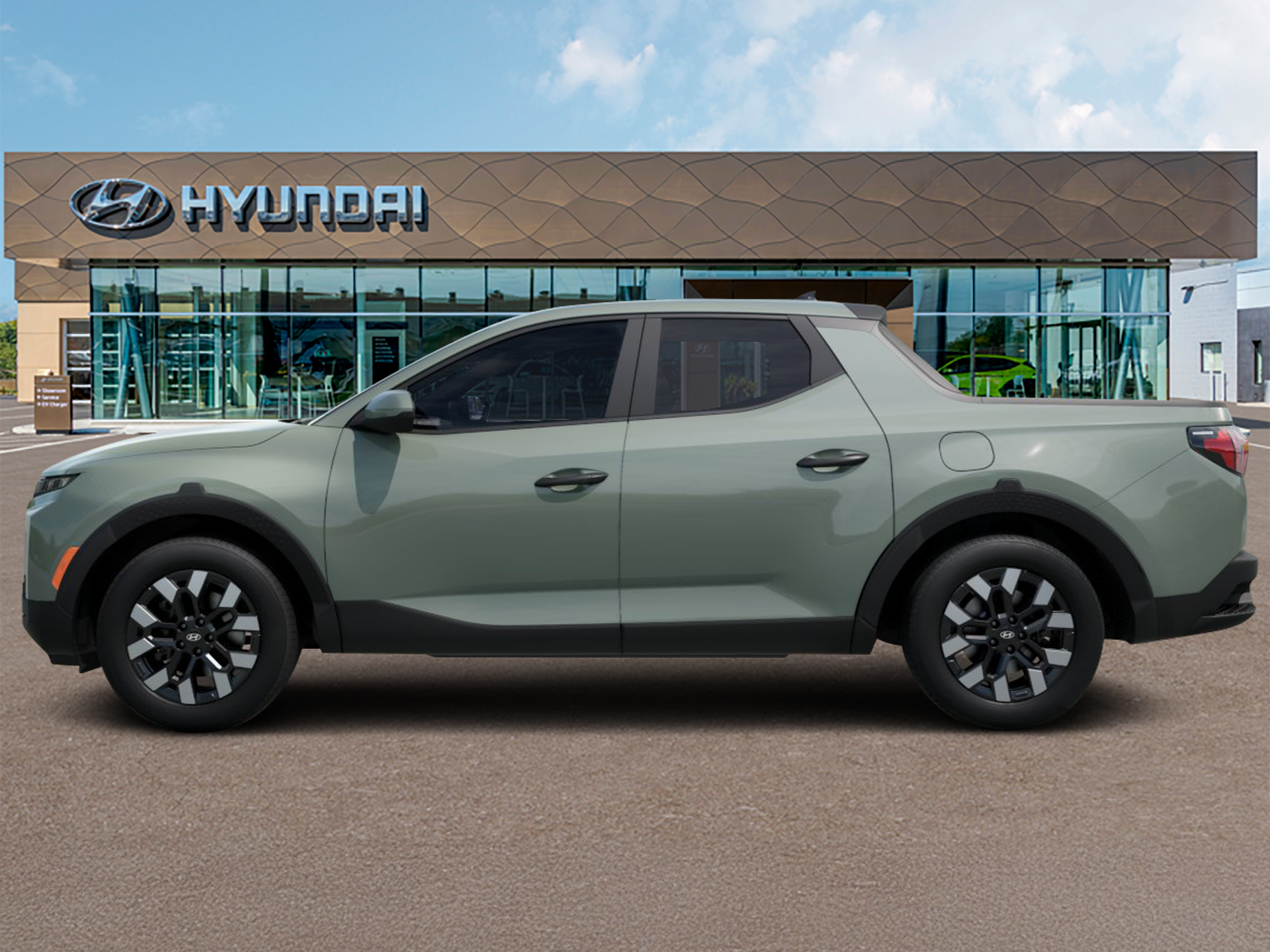 New 2027 Green Hyundai SE AWD image 3