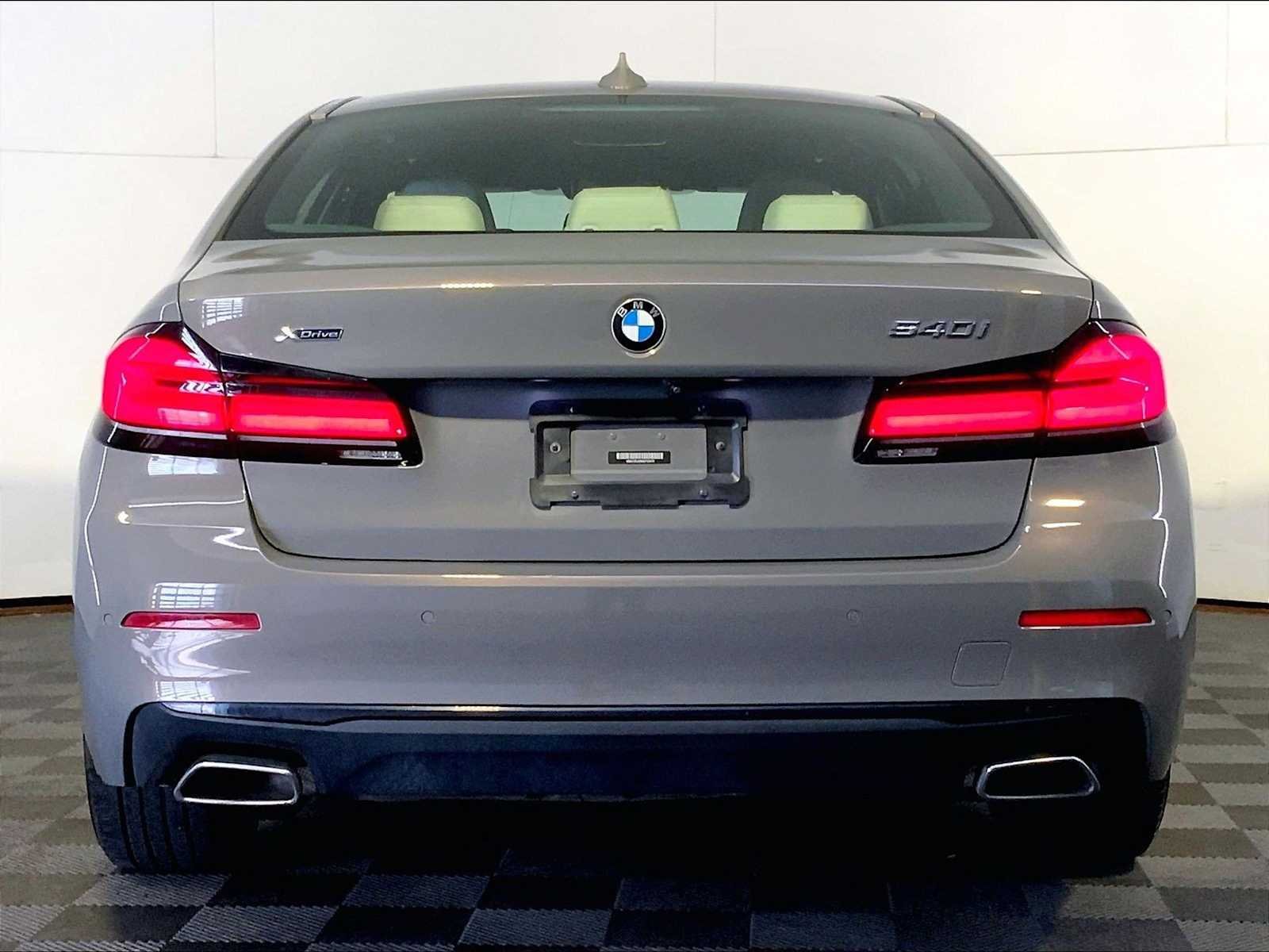 Used 2021 Bernina Grey Amber Effect Metallic BMW 540i xDrive image 6