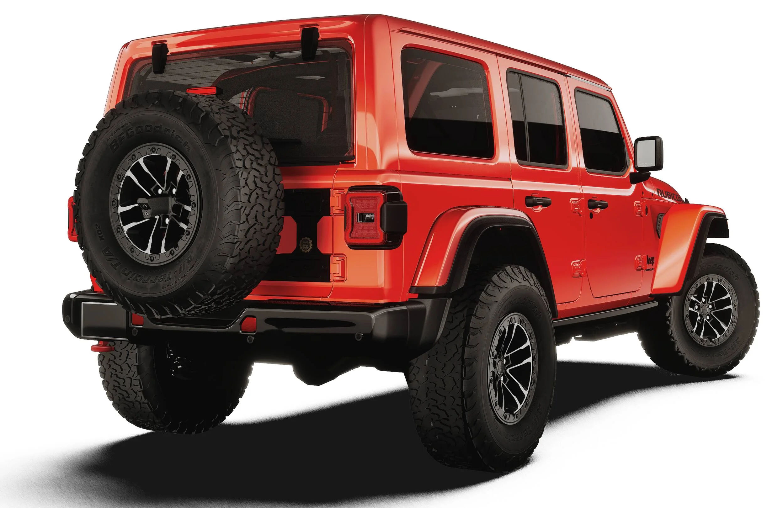 New 2027 Firecracker Red Clear-Coat Paint Jeep Rubicon image 14