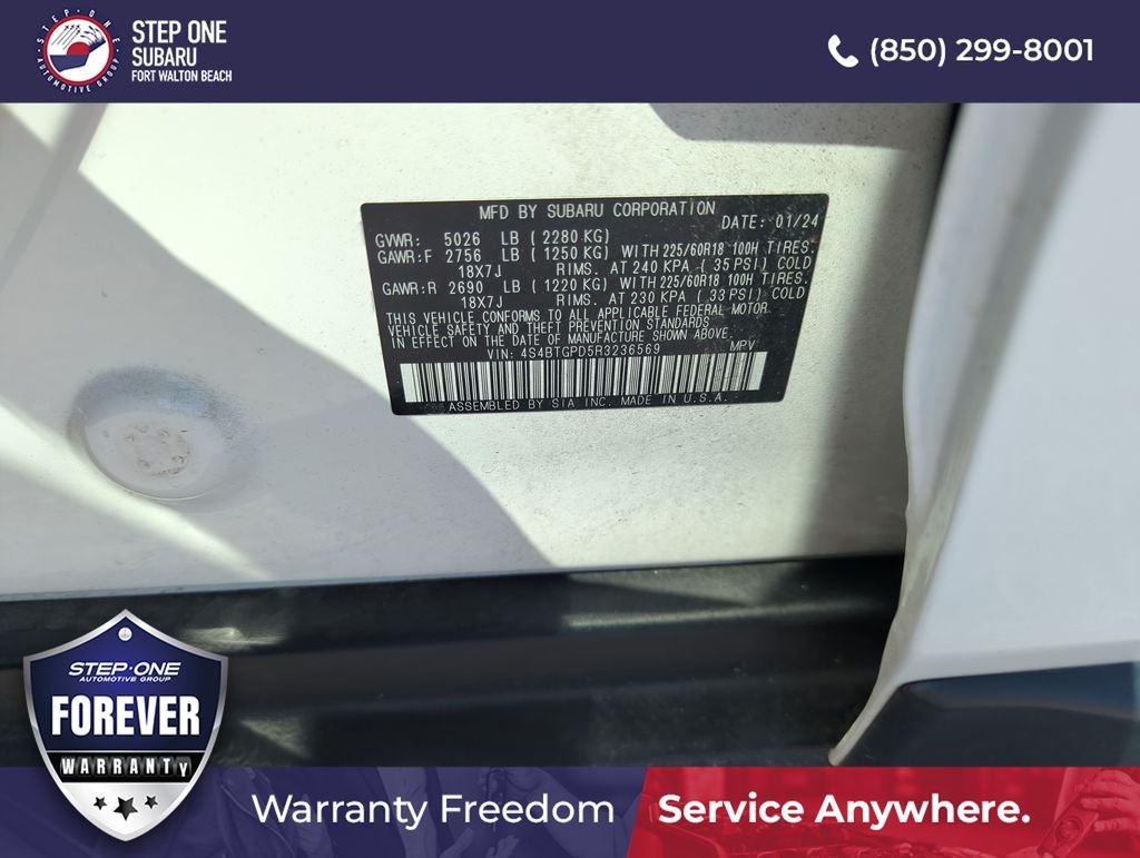 Used 2024 White Subaru Touring XT image 42