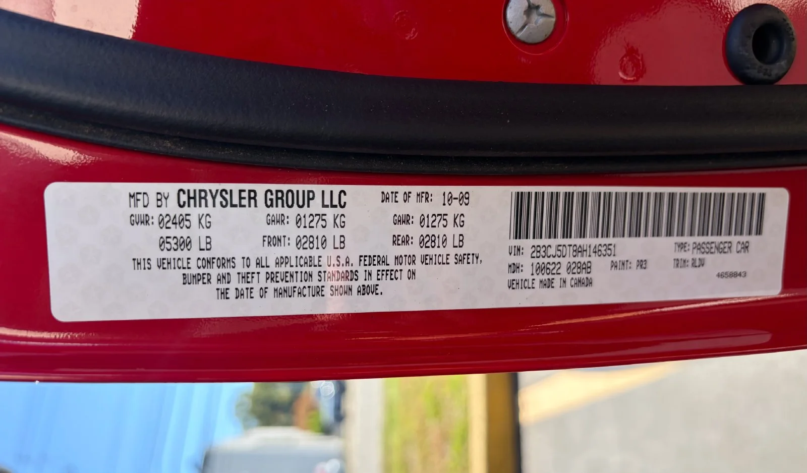 Used 2010 Torred Dodge R/T image 26