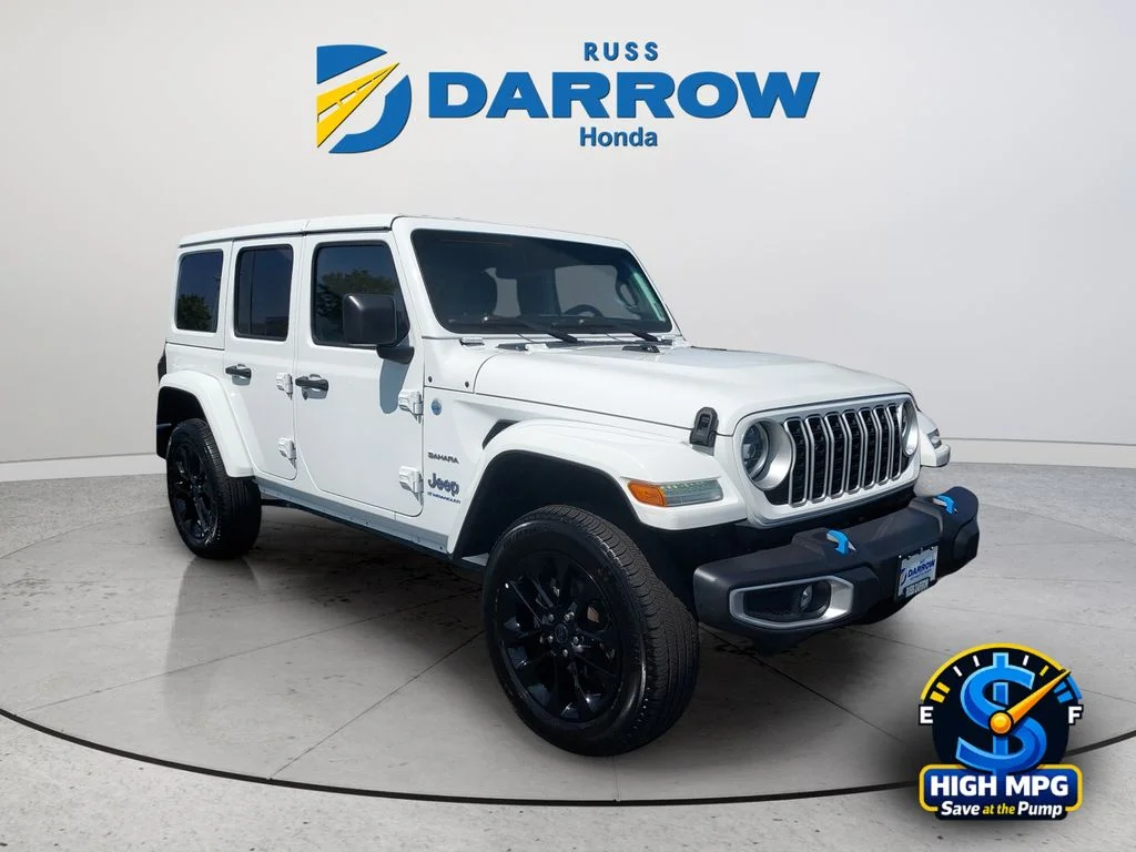 Used 2024 White Jeep Sahara 4xe image 7