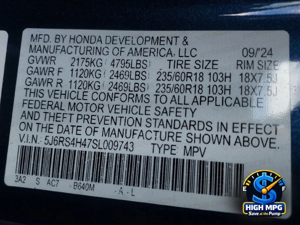 Used 2025 Blue Honda EX image 36