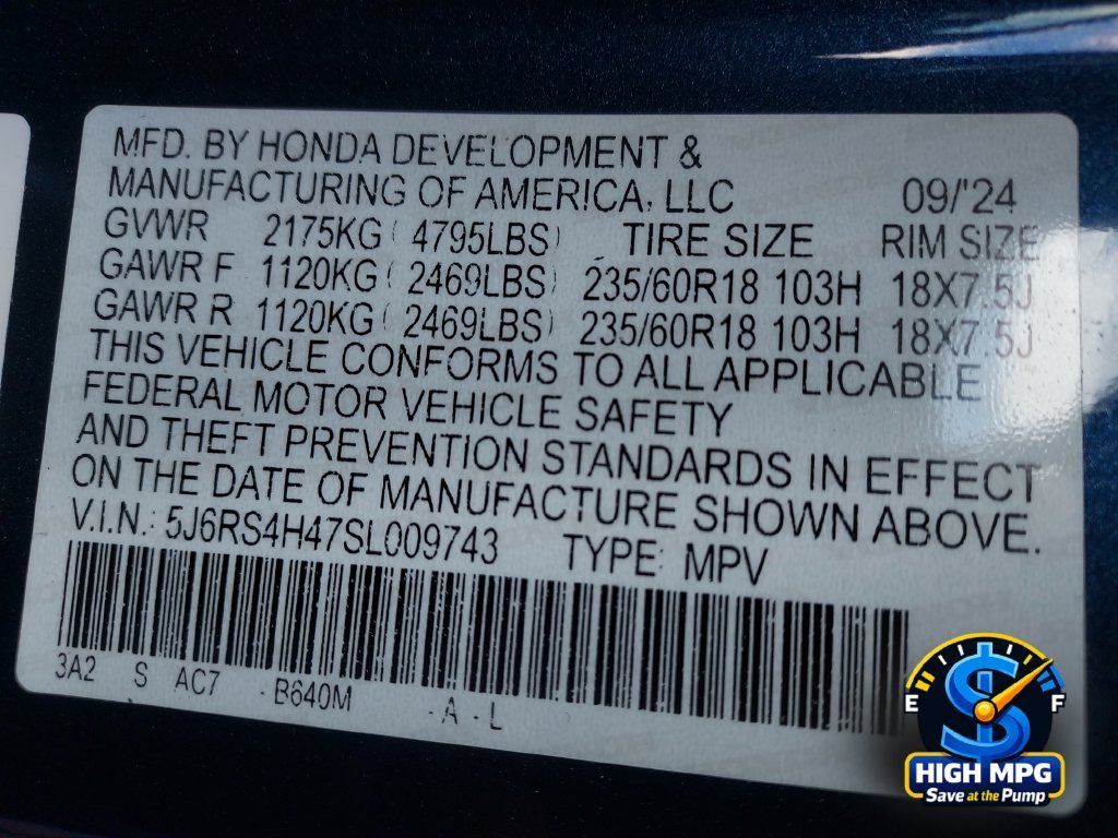 Used 2025 Blue Honda EX image 36