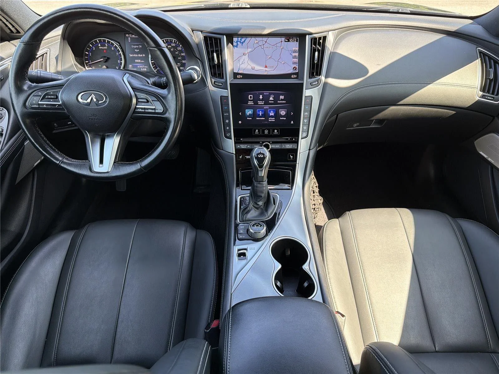 Used 2019 Black Obsidian INFINITI 3.0t LUXE image 8