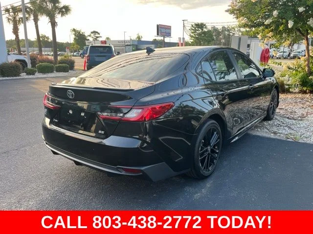 Used 2025 Black Toyota SE image 2
