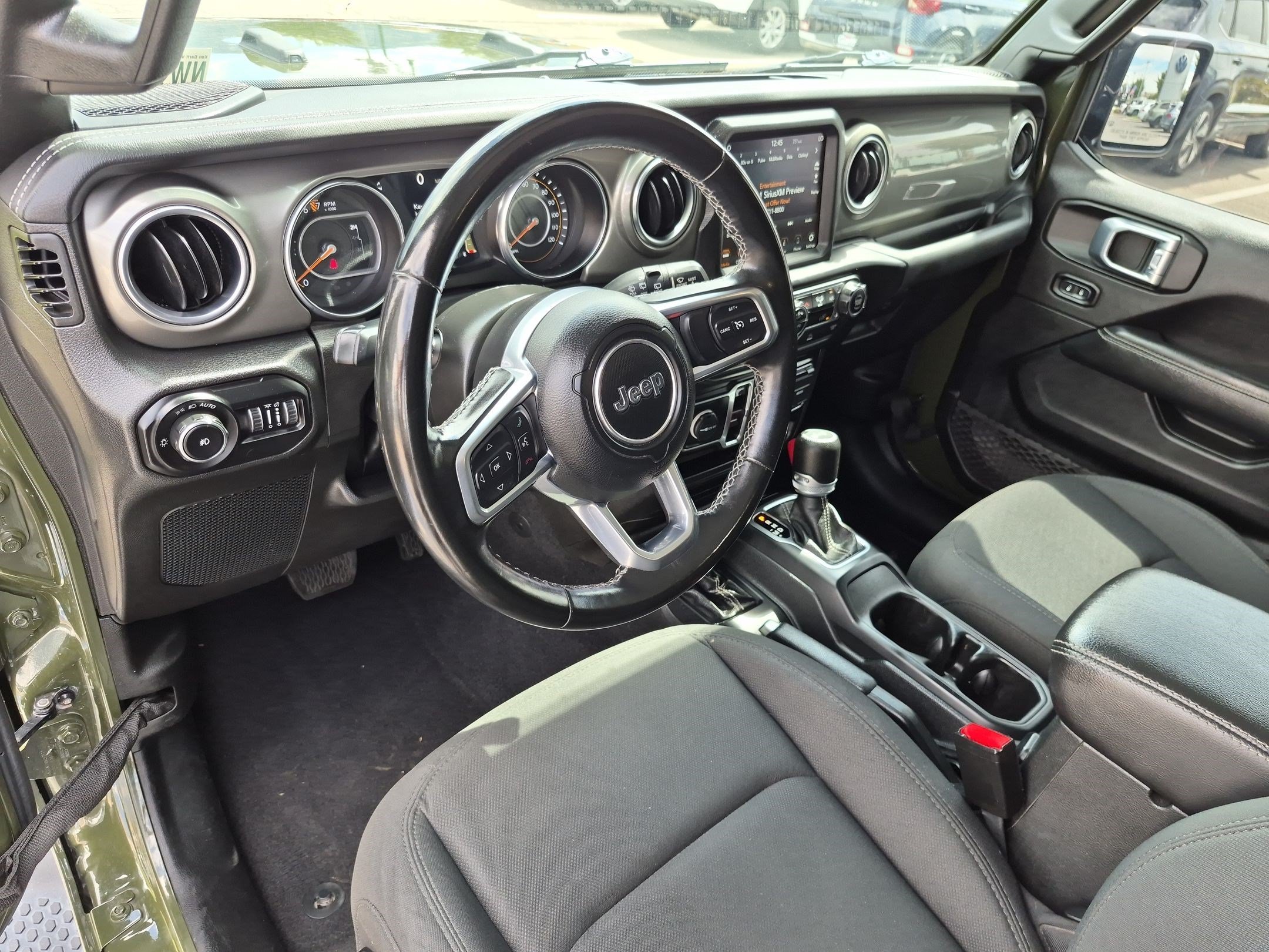 Used 2022 Sarge Green Clearcoat Jeep Unlimited Sahara image 13