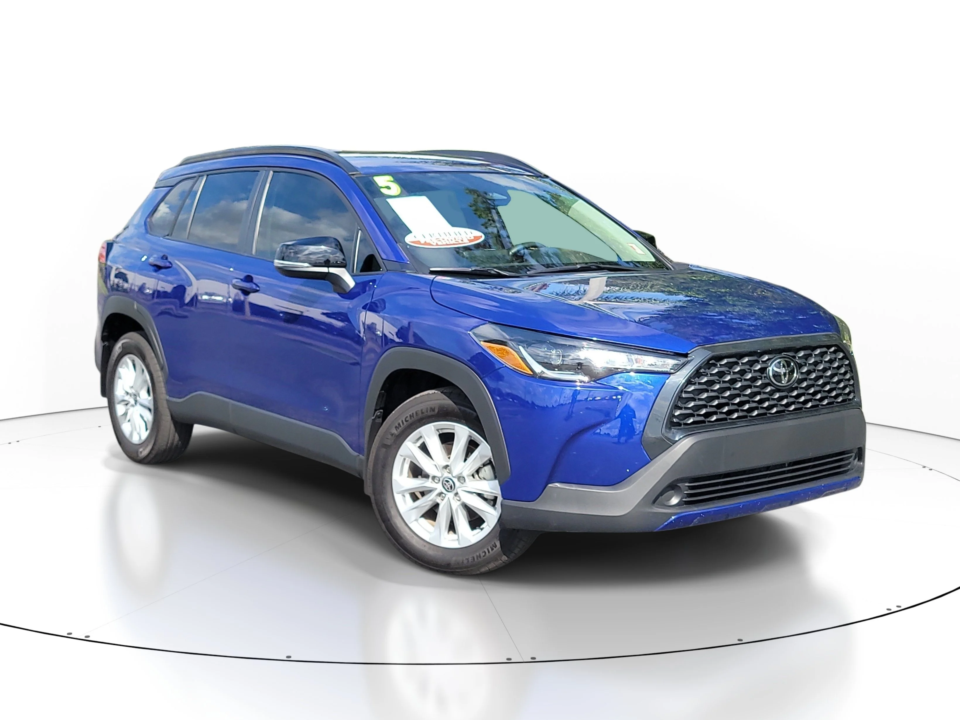 Used 2025 Blue Crush Metallic Toyota LE image 1