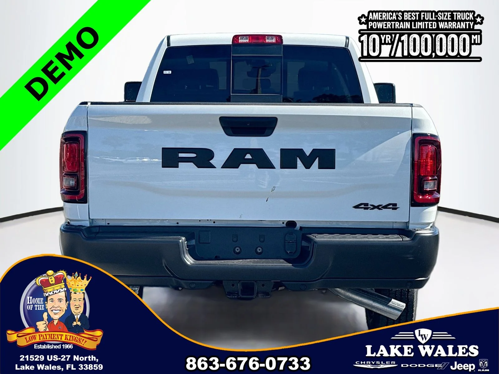 New 2026 Bright White Clear-Coat Exterior Paint RAM TRADESMAN image 5