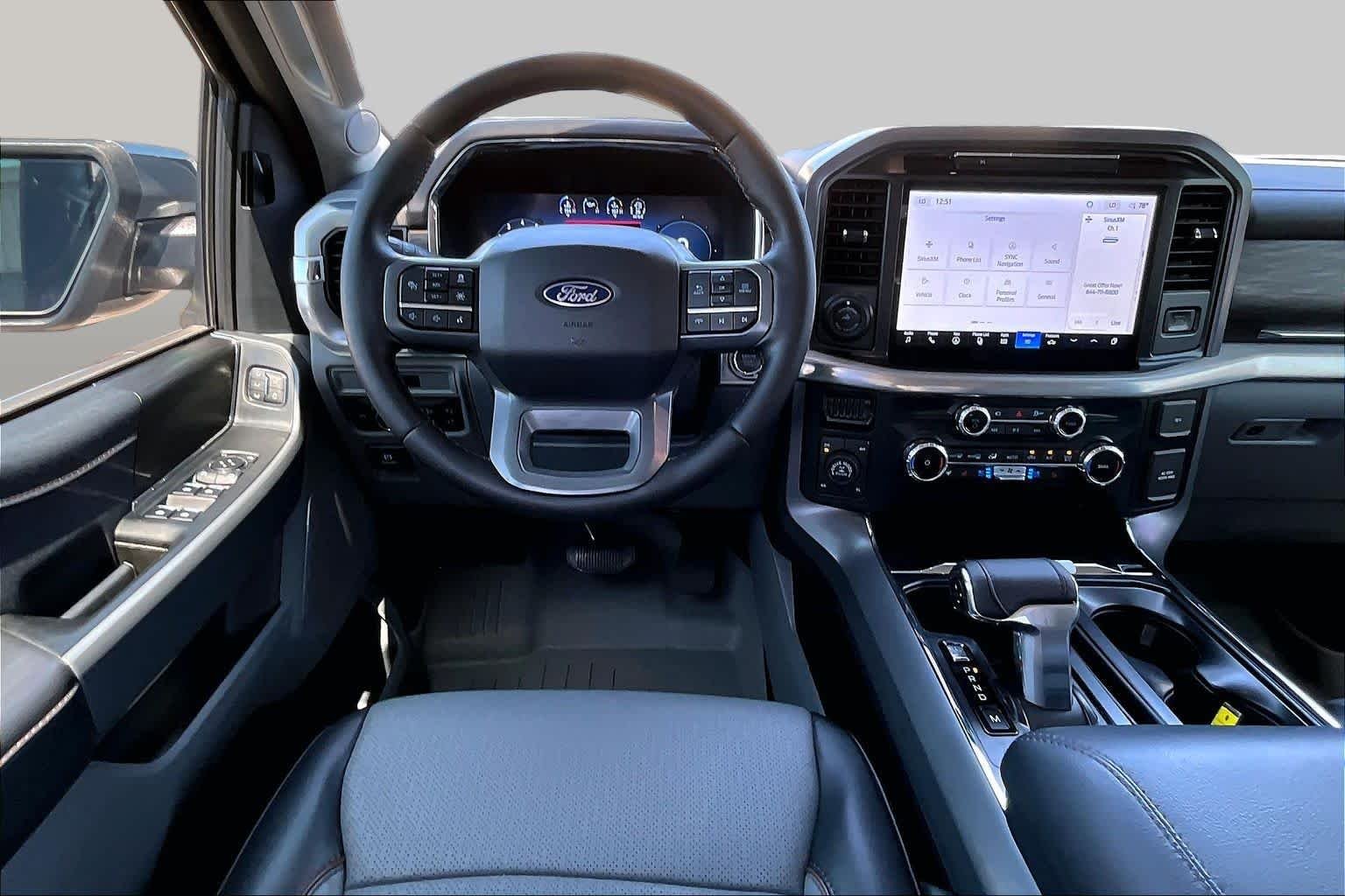 Used 2025 Agate Black Metallic Ford LARIAT image 8