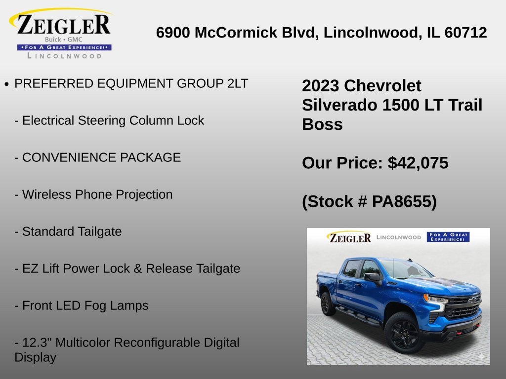 2023 Chevrolet Silverado 1500 LT Trail Boss - Photo 18