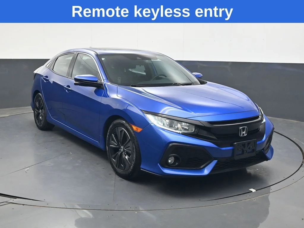 Used 2019 Aegean Blue Metallic Honda EX image 2