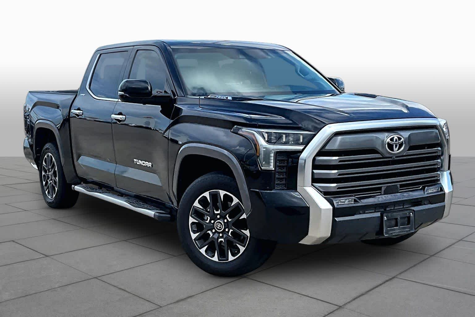 Used 2023 Midnight Black Metallic Toyota Limited Hybrid image 3