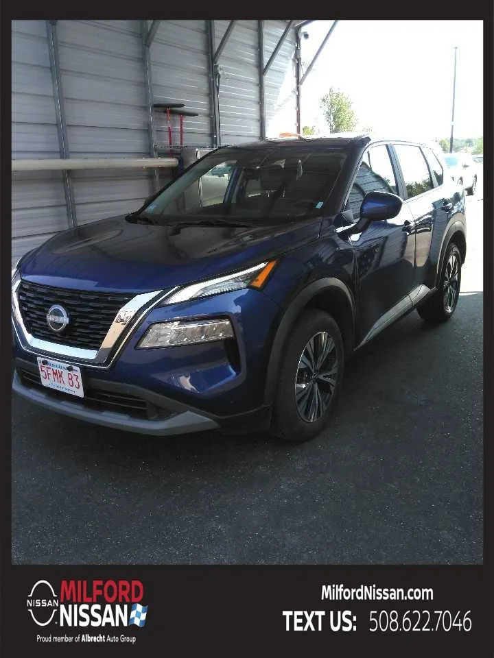 Used 2023 Blue Nissan SV image 1