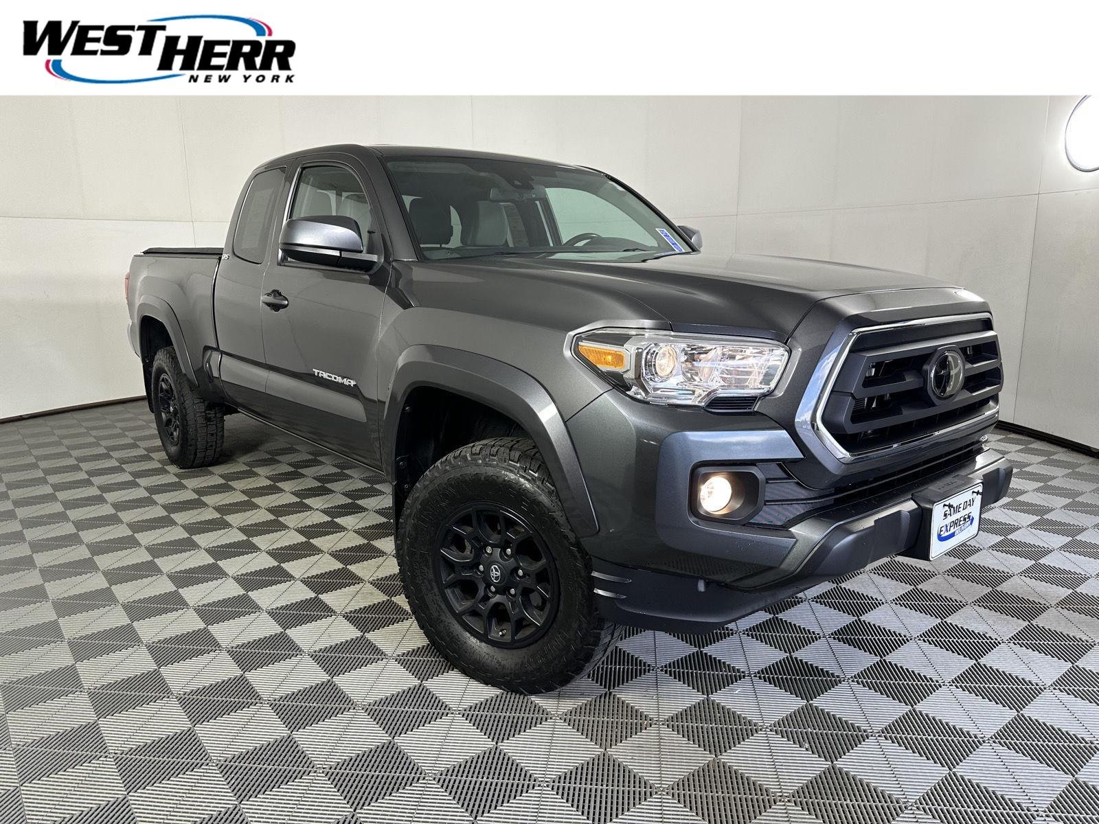 Certified Used 2021 Magnetic Gray Metallic Toyota SR5 image 1