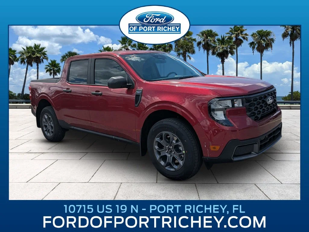 New 2026 Ruby Red Metallic Tinted Clearcoat Ford XLT image 1