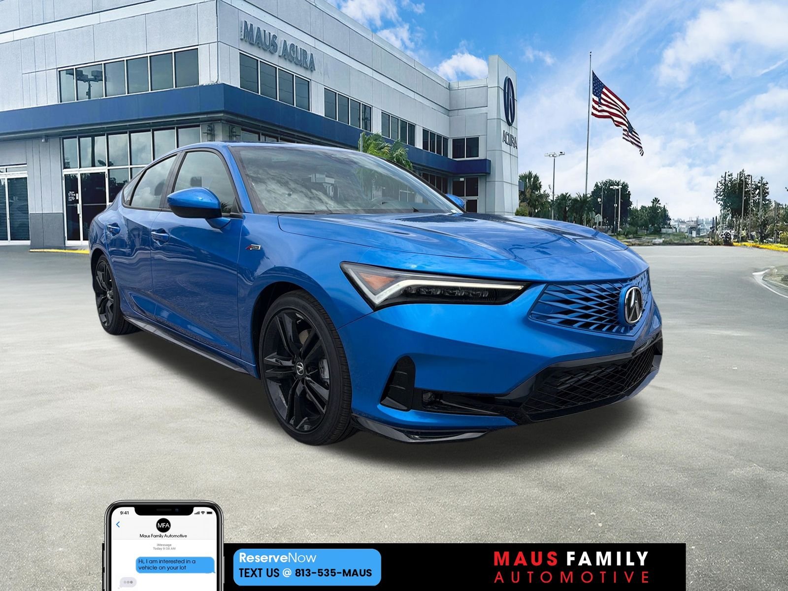 New 2026 Double Apex Blue Pearl Acura A-Spec Package image 1