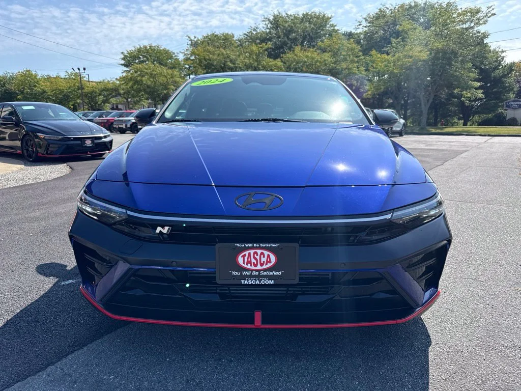 Used 2024 Blue Hyundai Base image 2