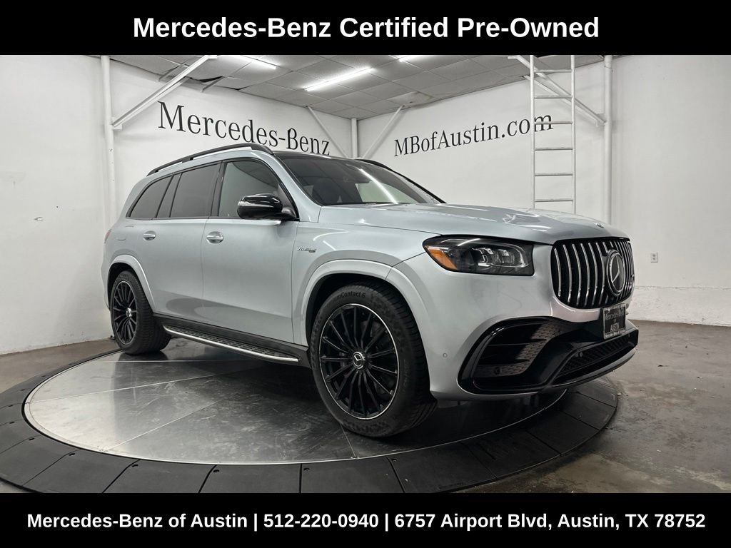 Certified Used 2022 Silver Mercedes-Benz GLS 63 AMG® image 1