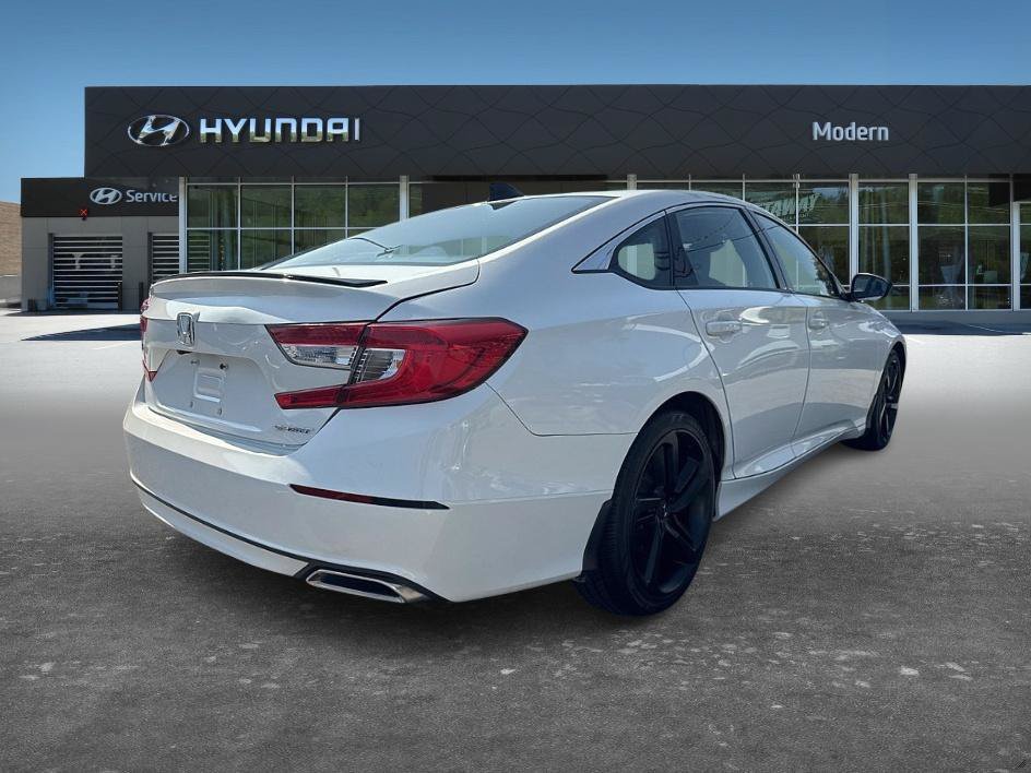 Used 2021 Platinum White Honda Sport image 5