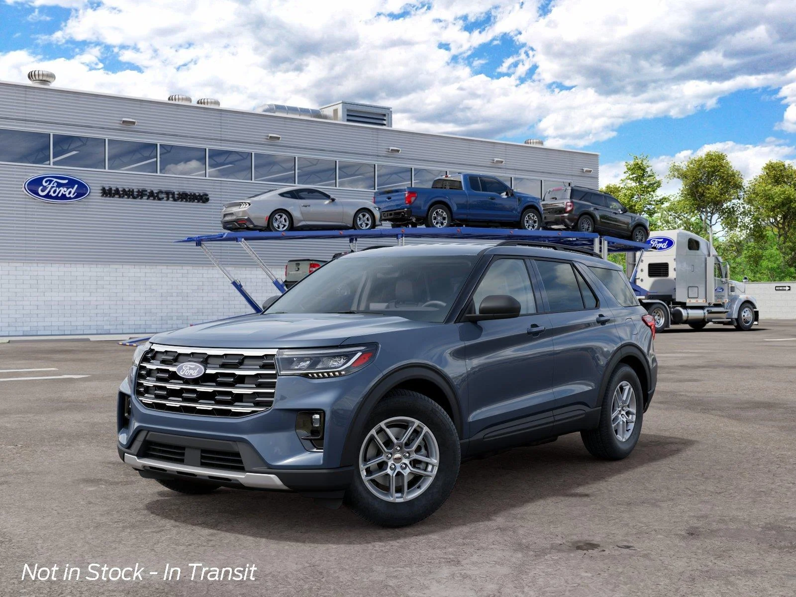 New 2027 Vapor Blue Ford 4DR 4WD ACTIVE image 3