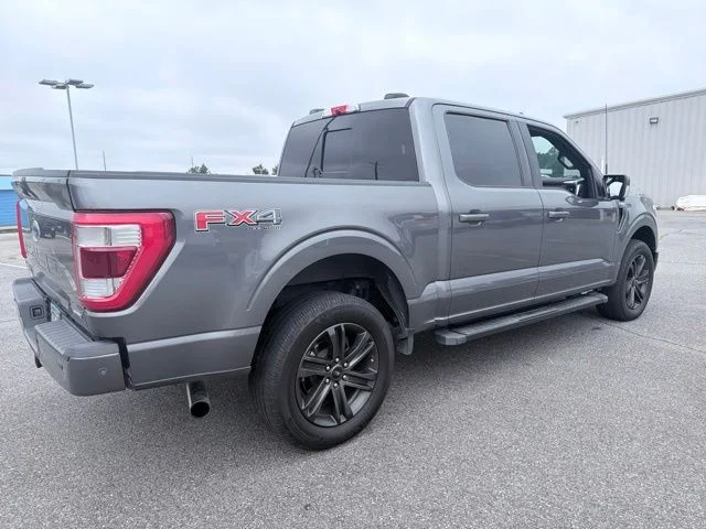 Used 2021 Gray Metallic Ford Lariat image 3