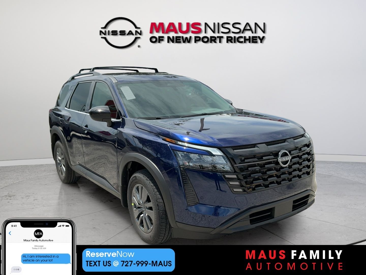 New 2026 Blue Nissan SV image 1