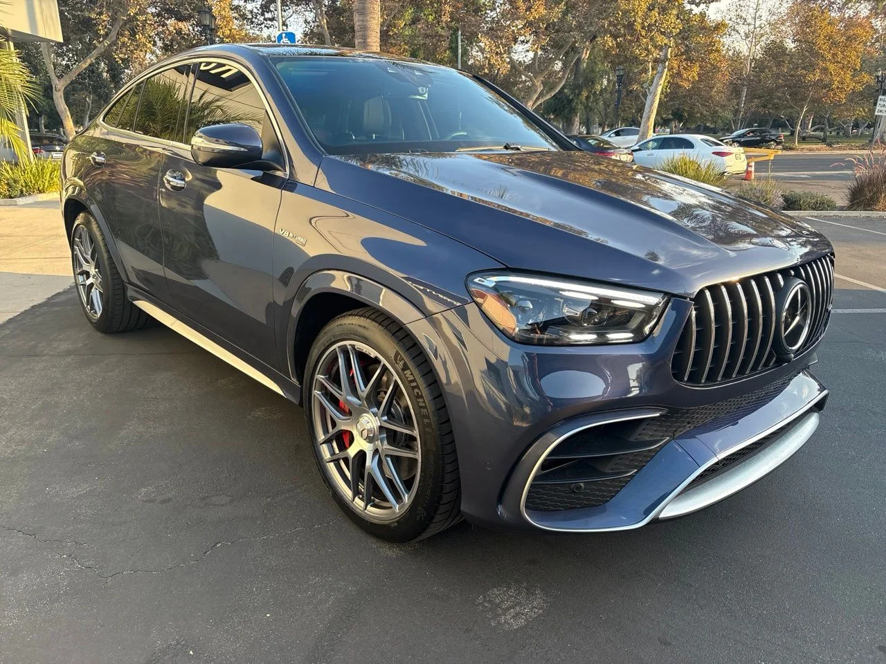 Certified Used 2024 Blue Mercedes-Benz 63 S AMG® Coupe 4MATIC® image 2