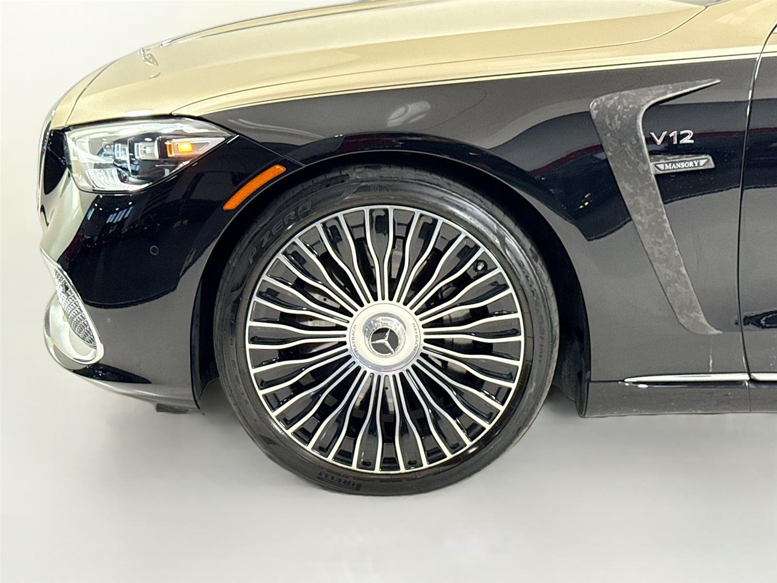 Used 2025 Kalahari Gold/Obsidian Black Mercedes-Benz Maybach S 680 | Mansory Trim | Factory Two Tone | $282k MSRP image 54