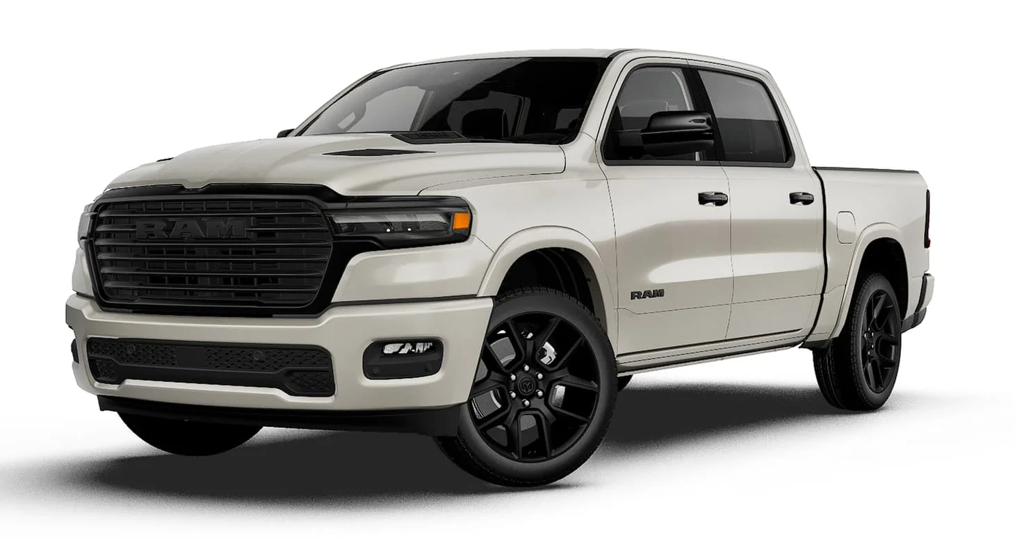 New 2027 Ivory White Tri-Coat Pearl-Coat Exterior Paint RAM Laramie image 27