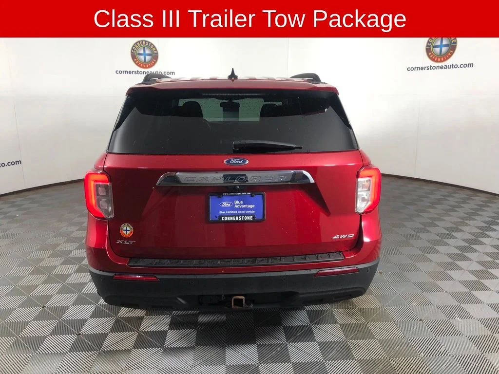 Certified Used 2021 Red Metallic Ford XLT image 17