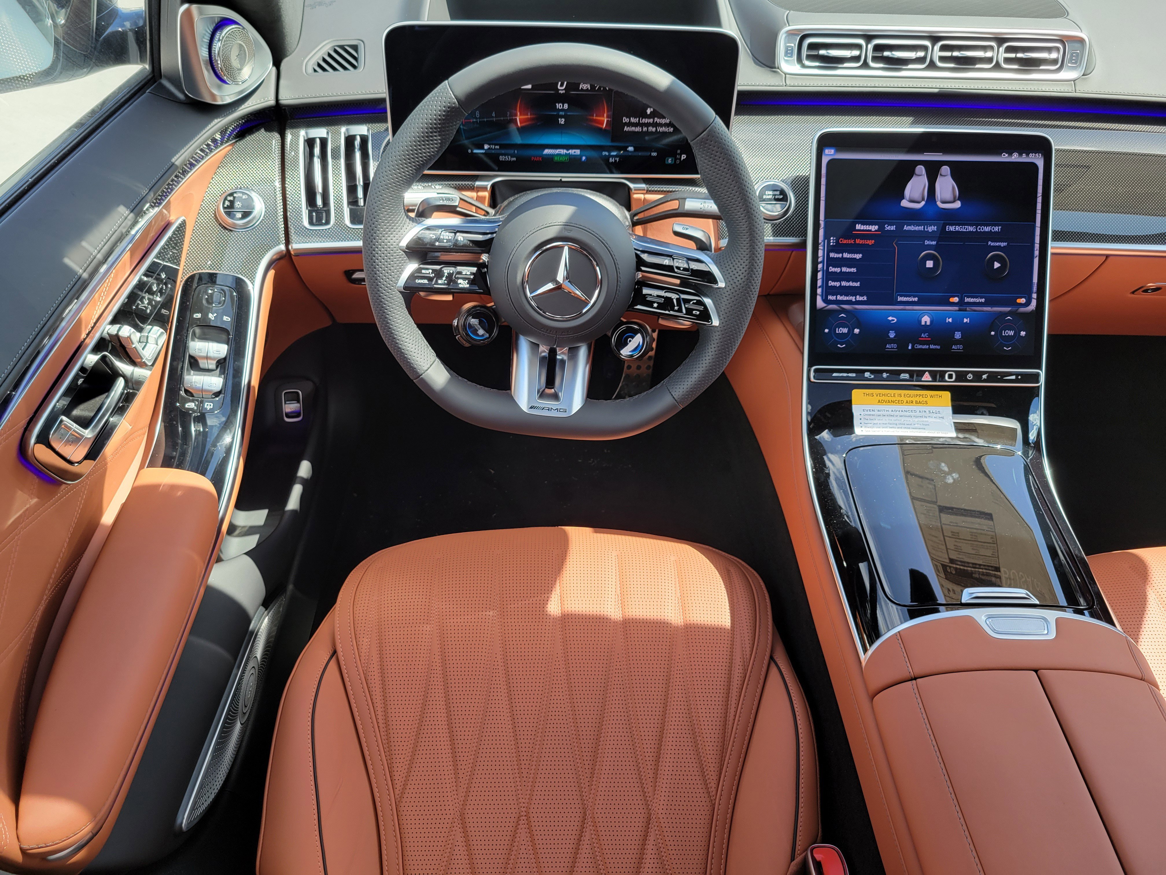 New 2026 MANUFAKTUR Moonlight White Magno Mercedes-Benz AMG® S 63 E 4MATIC® Sedan image 45
