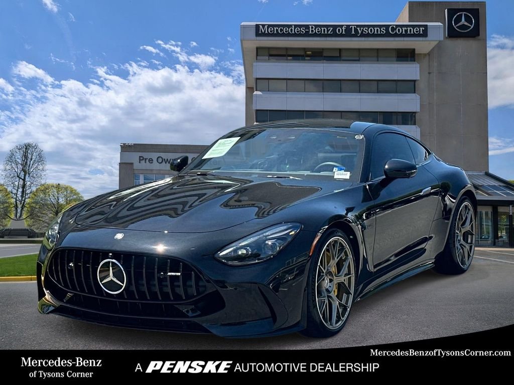 Certified Used 2025 Obsidian Black Metallic Mercedes-Benz Base image 1