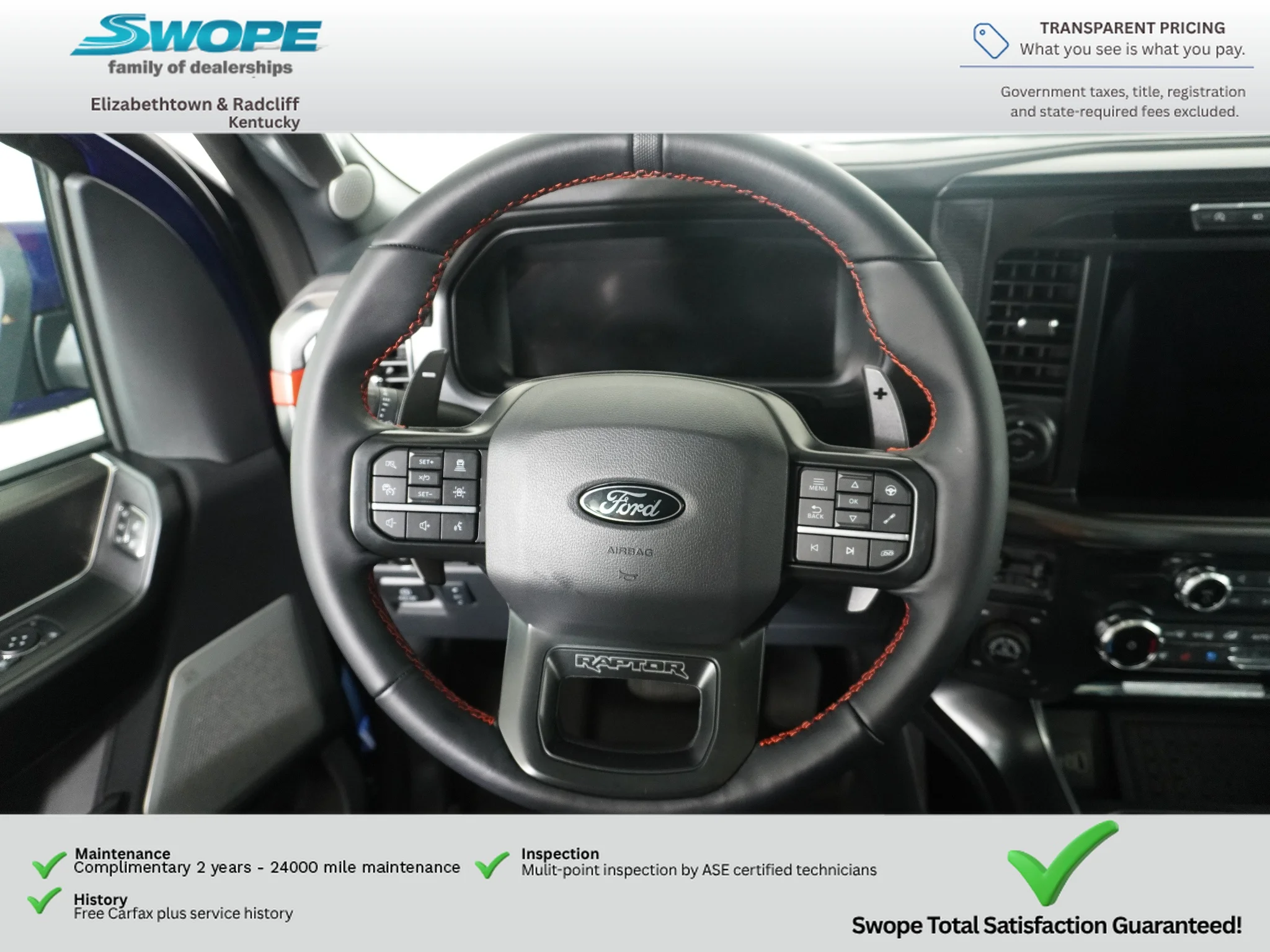 New 2026 Argon Blue Metallic Ford Raptor image 16