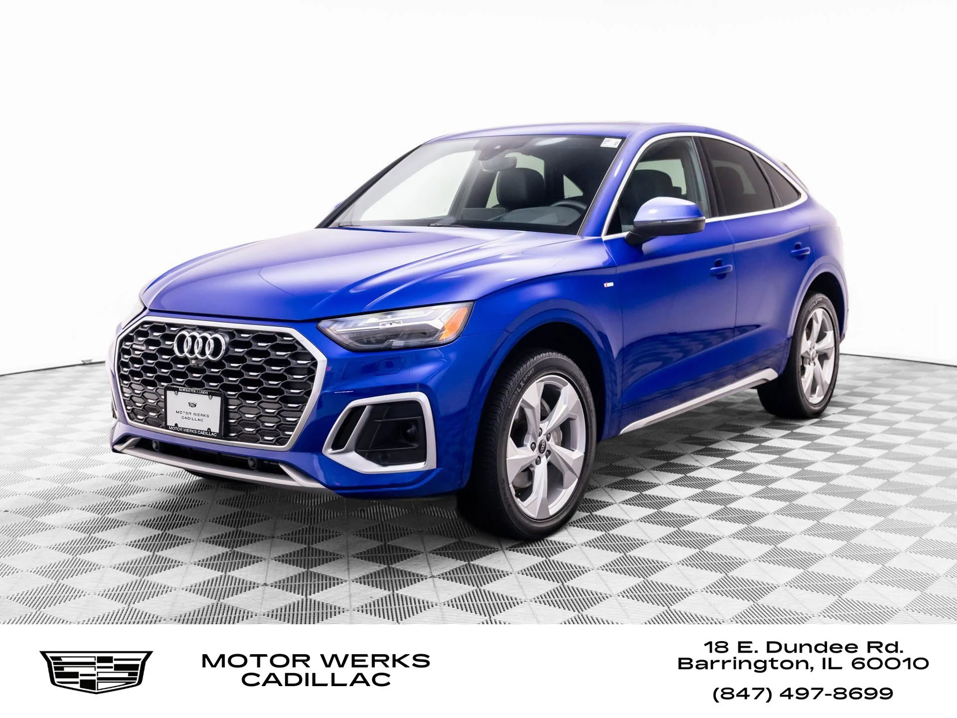 Used 2023 Blue Audi 45 S line Prestige image 1
