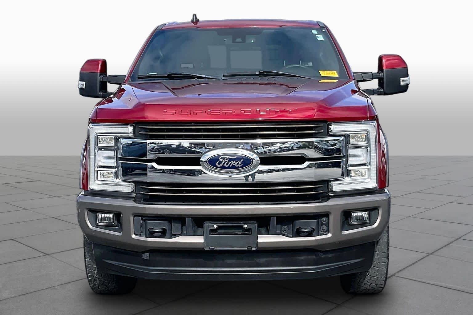 Used 2019 Ruby Red Metallic Tinted Clearcoat/Stone Gray Ford King Ranch image 4