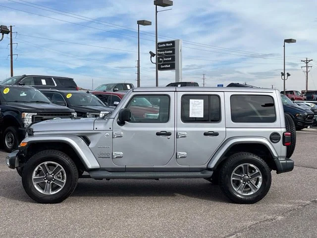 Used 2018 Silver Jeep Sahara 4x4 image 2