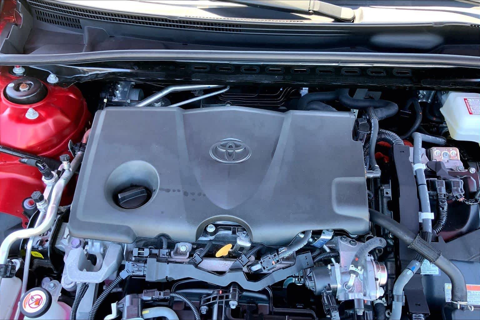 Used 2023 Supersonic Red Toyota Hybrid LE image 30