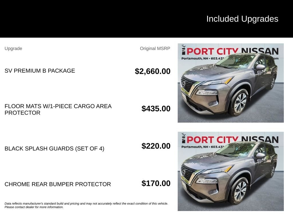 Used 2023 Gun Metallic Nissan SV PREMIUM w/HEATED SEATS & PANORAMIC ROOF image 5