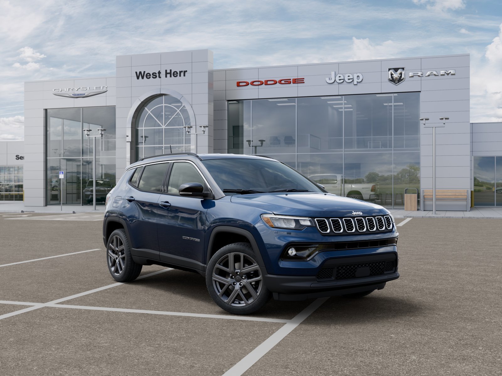 New 2026 Fathom Blue Pearl Coat Jeep COMPASS LIMITED ALTITUDE 4X4 image 31