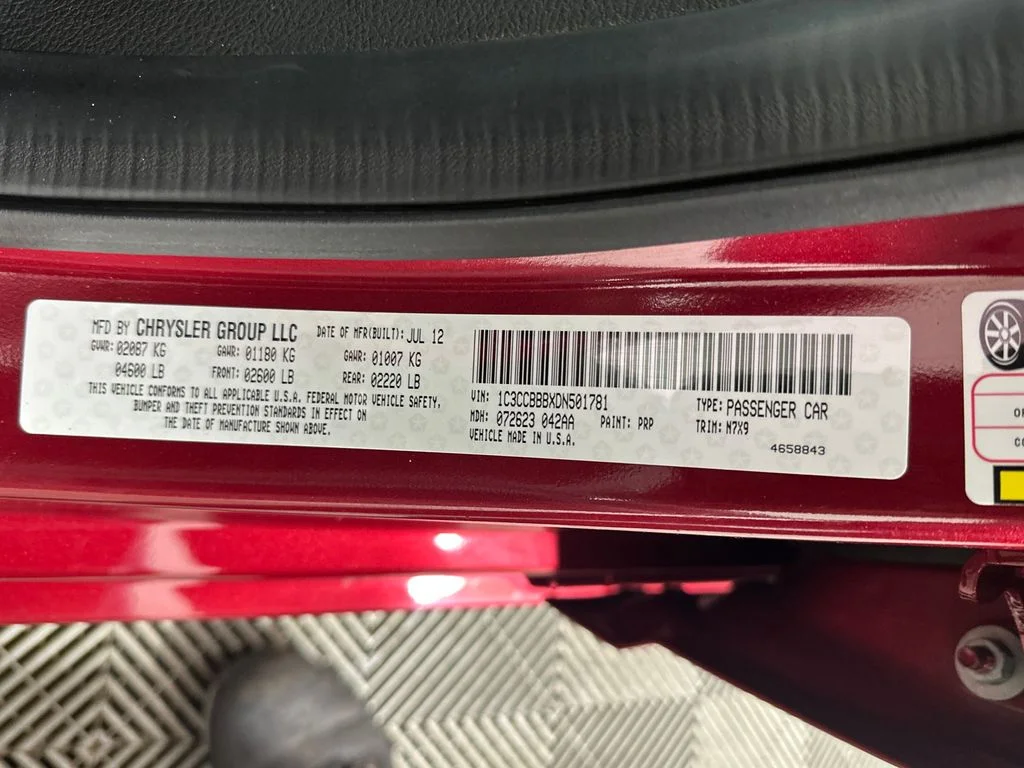 Used 2013 Red Chrysler Touring image 14