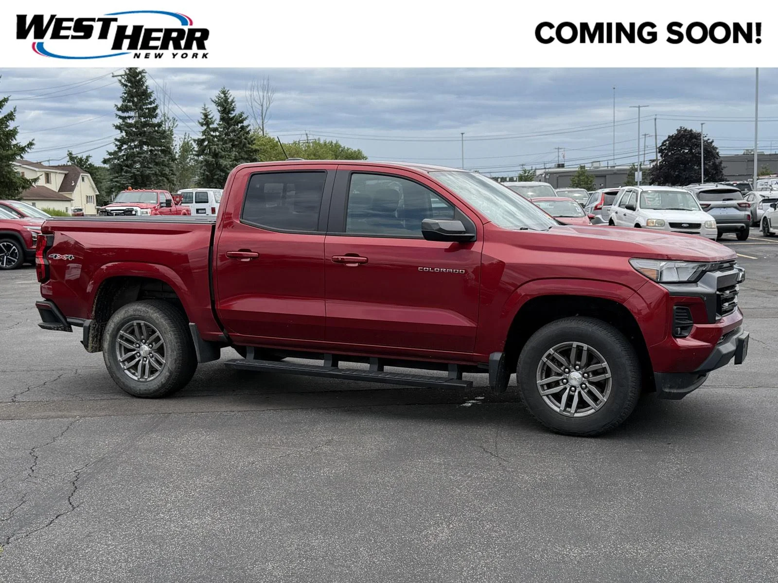 Used 2023 Radiant Red Tintcoat Chevrolet 4WD LT image 1