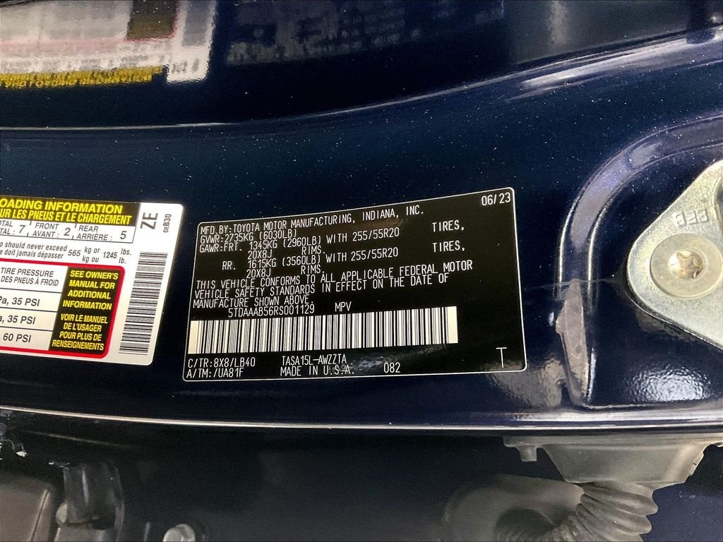 Certified Used 2024 Blue Toyota Platinum image 36