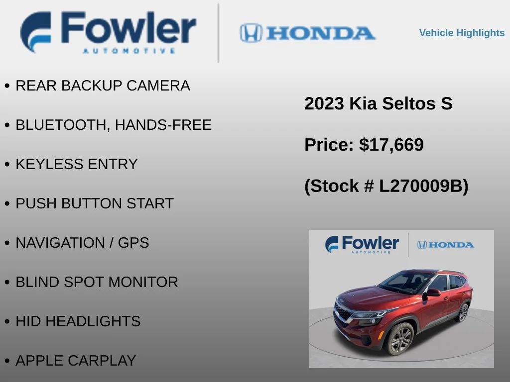 Used 2023 Orange Kia S image 4