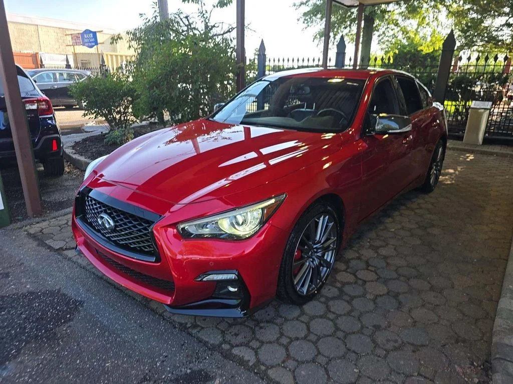 Certified Used 2024 Red INFINITI Red Sport 400 image 2